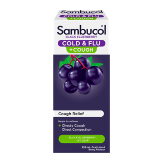 Sambucol Cold & Flu + Cough 250mL Oral Liquid
