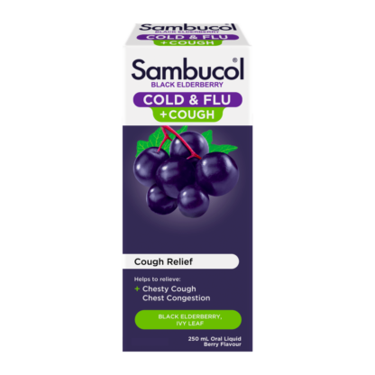 Sambucol Cold & Flu + Cough 250mL Oral Liquid