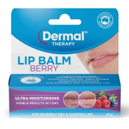 Dermal Therapy Lip Balm 10g - Berry