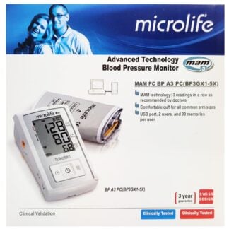 Microlife Advanced Technology Blood Pressure Monitor (MAM BP A3 PC)