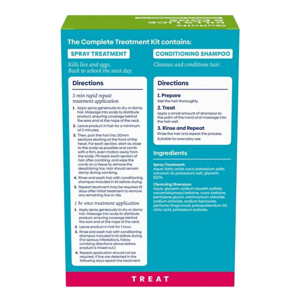 Quitnits Complete Head Lice Kit 325mL - Image 2