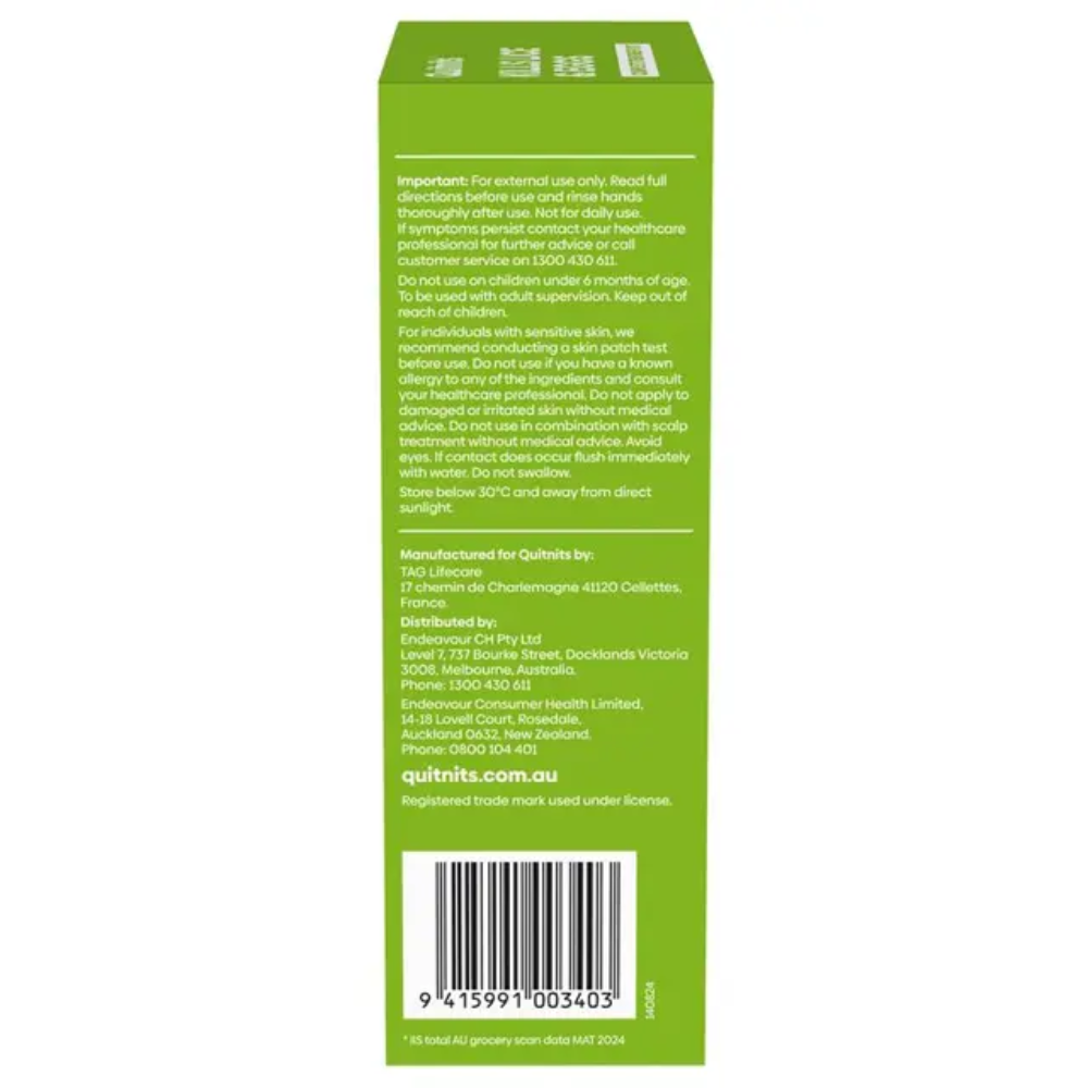 Quitnits Complete Head Lice Kit 325mL - Image 3