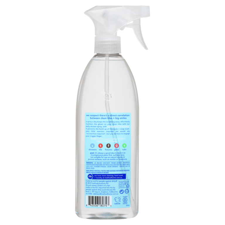 Method Shower Naturally Derived Surface Cleaner 490mL Spray - Ylang ...