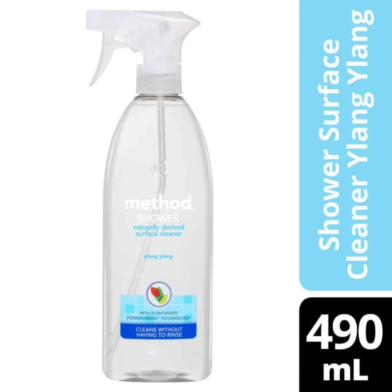 Method Shower Naturally Derived Surface Cleaner 490mL Spray Ylang Ylang Discount Chemist