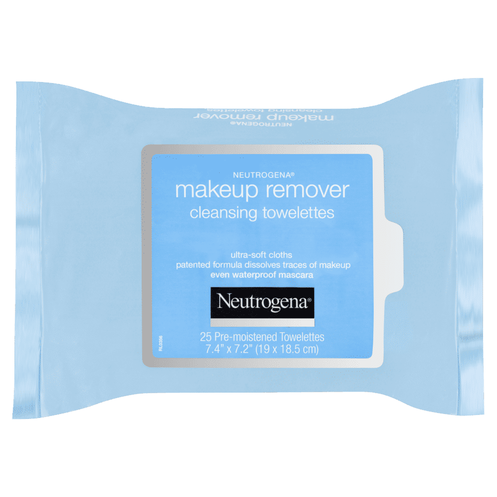 Neutrogena Makeup Remover Cleansing Wipes 25 Pack Ultra Soft Cloths Towelettes