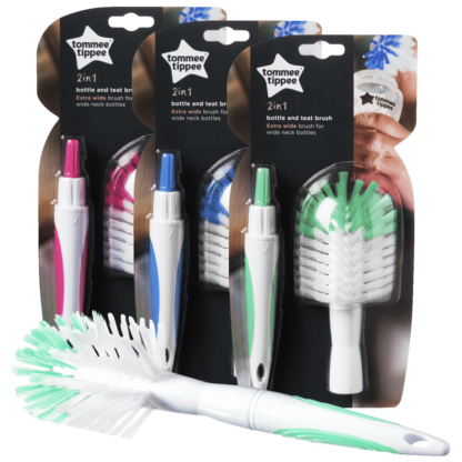 Tommee Tippee 2 in 1 Bottle and Teat Brush