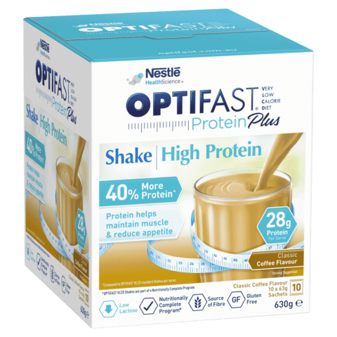Optifast VLCD Protein Plus Shake 10 x 63g Sachets (630g) - Coffee