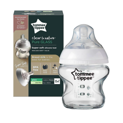 Tommee Tippee Closer to Nature Pure Glass Bottle 150mL