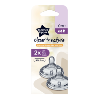 Tommee Tippee Closer to Nature Vari Flow Teats 2 Pack