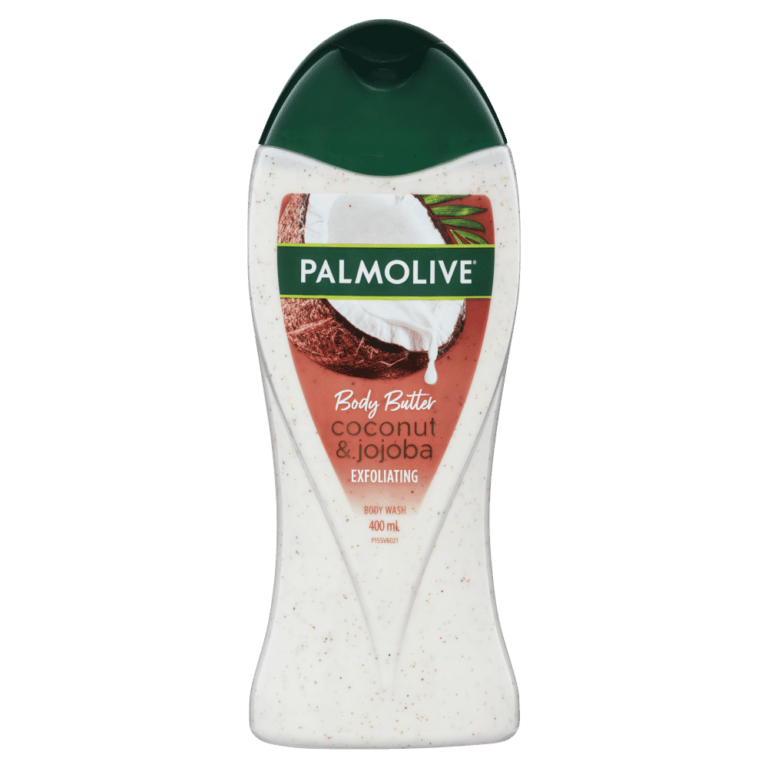 Palmolive Body Butter Coconut Scrub Exfoliating Body Wash 400mL