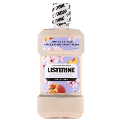 Listerine Cherry Blossom and Peach Mouthwash 500mL Limited Edition