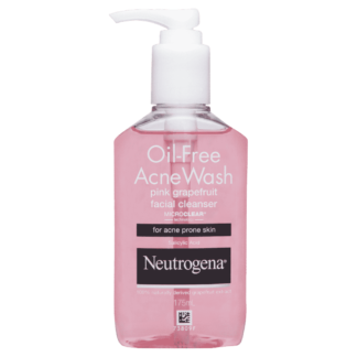 Neutrogena Oil-Free Acne Wash Pink Grapefruit Cleanser 175mL Pump