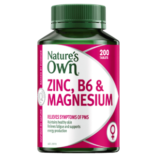 Nature's Own Zinc, B6 & Magnesium 200 Tablets