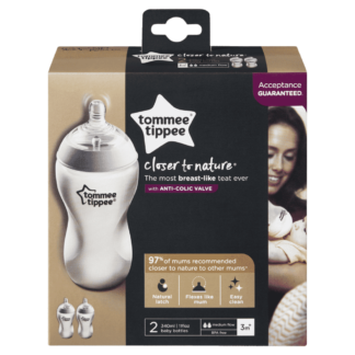 Tommee Tippee Closer to Nature Baby Bottles 2 x 340mL