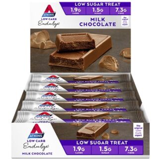Atkins Low Carb Endulge Bars 15 x 30g - Milk Chocolate