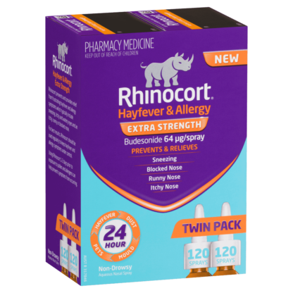 Rhinocort Hayfever & Allergy Extra Strength Nasal Spray 2 x 120 Doses