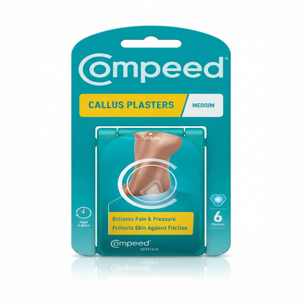 Compeed Callus Plasters 6pk Pain Relief Protects From Pressure & Rubbing