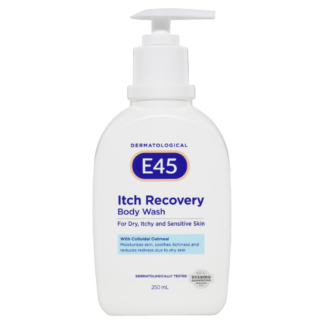 E45 Itch Recovery Body Wash 250mL Pump