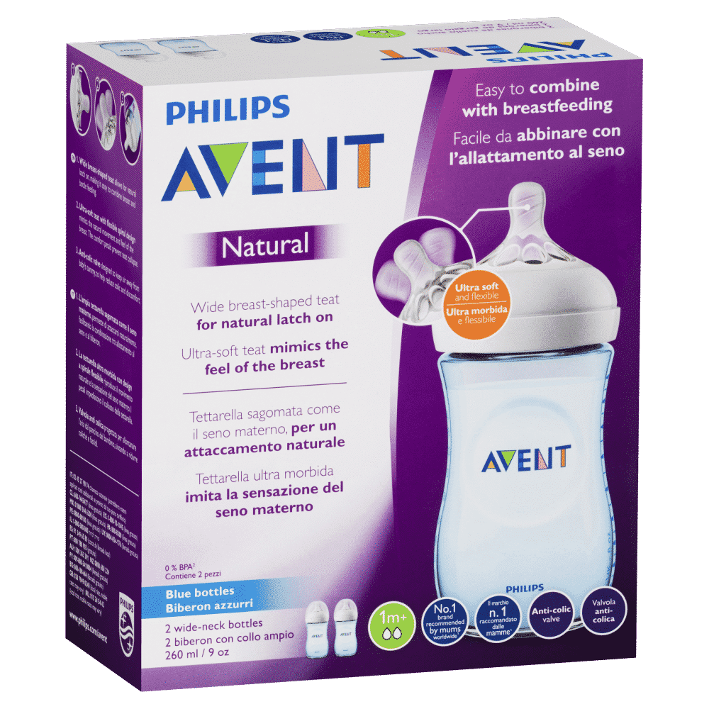 avent-natural-baby-feeding-bottles-260ml-twin-pack-blue-discount