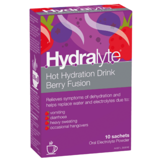 Hydralyte Hot Hydration Drink 10 Pack - Berry Fusion