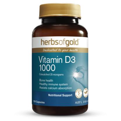 Herbs of Gold Vitamin D3 1000 120 Capsules