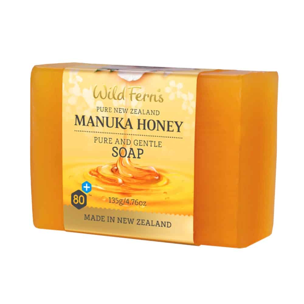 Wild Ferns Manuka Honey Pure and Gentle Soap 135g Smooth Skin Gentle Cleansing