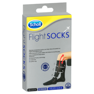 Scholl Flight Socks Black 1 Pair – Discount Chemist