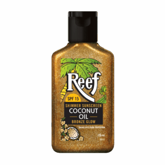 Reef Coconut Shimmer Sun Tan Oil Bronze Glow SPF15 125mL