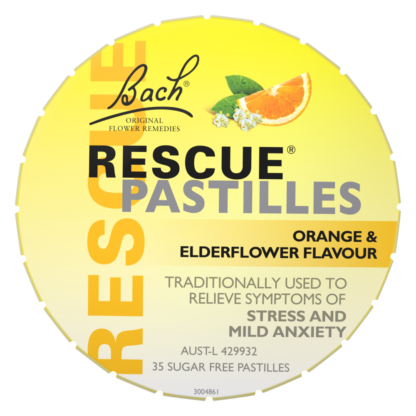 RESCUE REMEDY Pastilles 50g - Orange & Elderflower Flavour