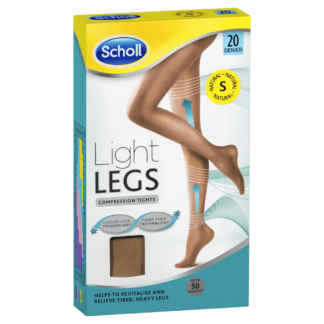 Scholl Light Legs Compression Tights 20 Denier Natural - Small
