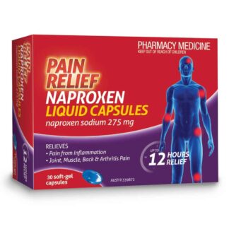 Mentholatum Pain Relief Naproxen 30 Liquid Capsules