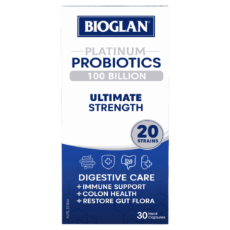 Bioglan Platinum Probiotics 100 Billion Ultimate Strength 30 Hard Capsules