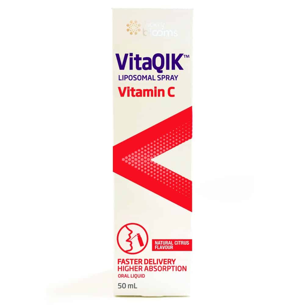 Henry Blooms VitaQIK Vitamin C Liposomal Spray 50mL Faster & Higher Absorption