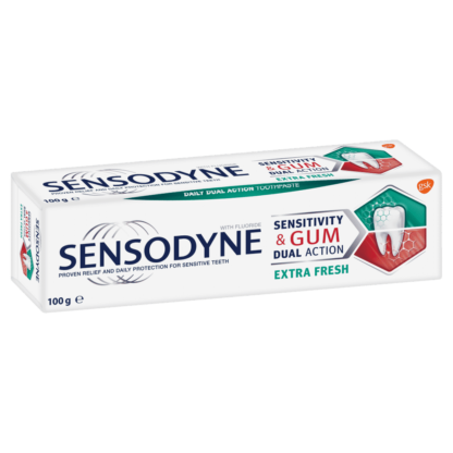 Sensodyne Sensitivity and Gum Dual Action Extra Fresh Toothpaste 100g