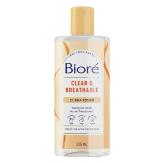 Biore Clear & Breathable 2% BHA Toner 236 ml