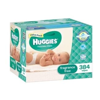 Huggies Thick Baby Wipes Fragrance Free Value 384 Pack