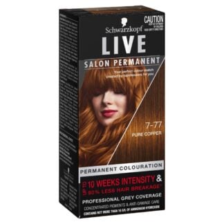 Schwarzkopf Live Salon Permanent 7-77 Pure Copper