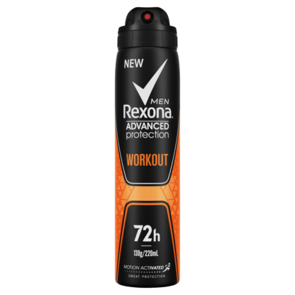 Rexona Men Advanced Protection Workout Anti-Perspirant Deodorant 220mL