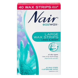 Nair Easiwax Large Wax Strips 40 Pack