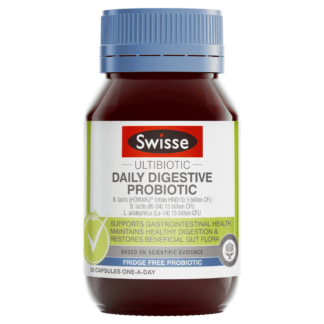 Swisse Ultibiotic Daily Digestive Probiotic 30 Capsules