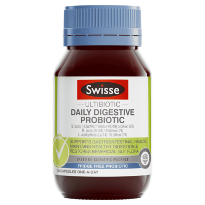 Swisse Ultibiotic Daily Digestive Probiotic 30 Capsules