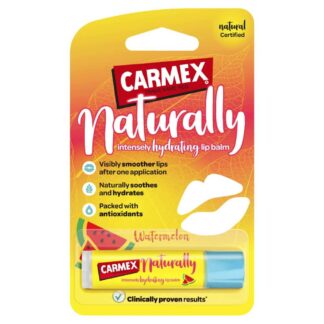 Carmex Naturally Intensely Hydrating Lip Balm 4.25g - Watermelon