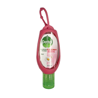 Dettol Instant Hand Sanitiser Soothe Pink Clip 50mL - Chamomile