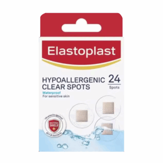 Elastoplast Hypoallergenic Clear Spots 24 Pack