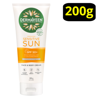 DermaVeen Sensitive Sun SPF 50+ Sunscreen 200g