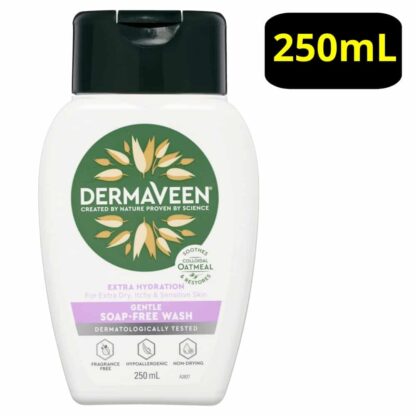 DermaVeen Extra Hydration Gentle Soap-Free Wash 250mL