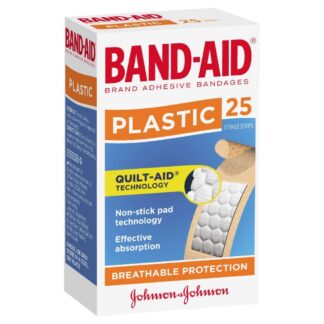 Band Aid Plastic Sterile Strips 25 Pack