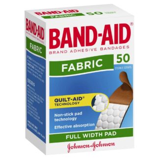 Band Aid Fabric Sterile Strips 50 Pack