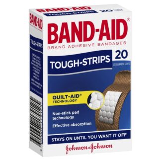 Band Aid Tough Strips 20 Pack