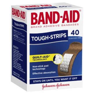 Band Aid Tough Strips 40 Pack